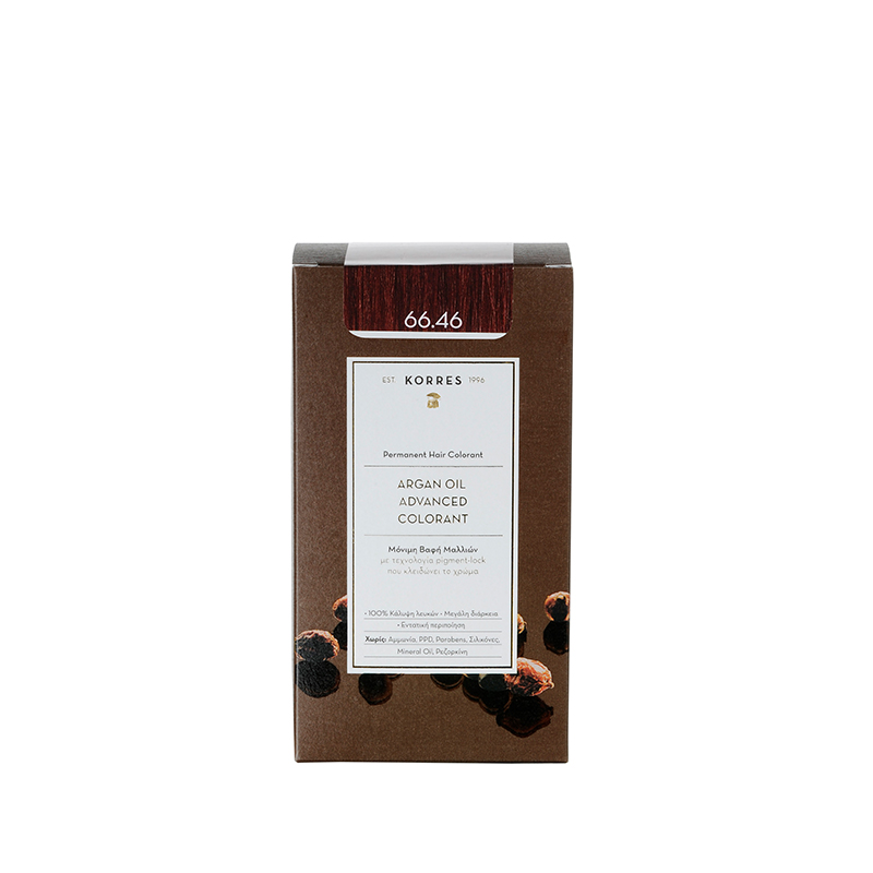 Korres Argan Oil Advanced Colorant 66.46 Έντονο Κόκκινο Βουργουνδίας