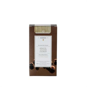 Korres Argan Oil Advanced Colorant 8.1 Ξανθό Ανοικτό Σαντρέ