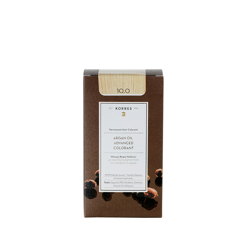 Korres Argan Oil Advanced Colorant 10 Ξανθό Πλατίνας