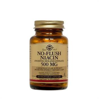 Solgar No Flush Niacin 500mg 50caps