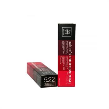 Apivita Nature's Hair Color Professional Μόνιμη Βαφή Μαλλιών 5.22 Καστανό Ανοιχτό Βιολετί