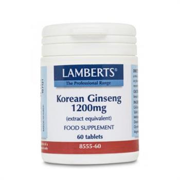 Lamberts Korean Ginseng 1200mg 60tabs