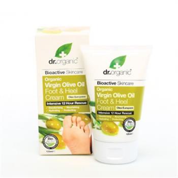 Dr. Organic Virgin Olive Oil Foot &Heel Cream 125ml