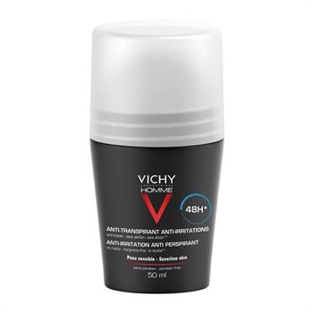 Vichy Deodorant Homme 48H Αποσμητικό για Ευαίσθητες Επιδερμίδες 50ml