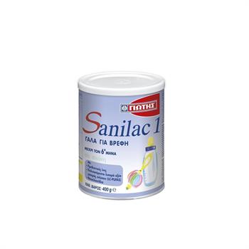 Sanilac 1 Γάλα 1ης Βρεφικής Ηλικίας 400GR