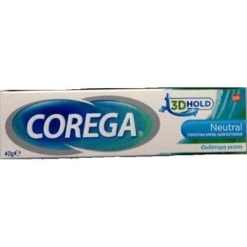 Corega Cream Neutral Στερεωτική Κρέμα Οδοντοστοιχιών 40gr