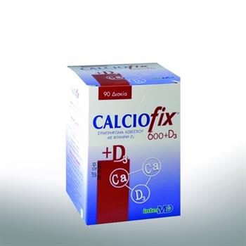 Calciofix 600mg + 200IU D3 90tabs