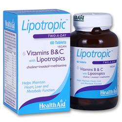 Health Aid Lipotropic with Vitamins B & C 60tabs