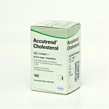 Accutrend Cholesterol Ταινίες Μέτρησης Χοληστερόλης 25τμχ