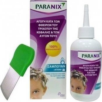 Paranix Shampoo, Σαμπουάν Αγωγή Κατά των Φθειρών του Τριχωτού της Κεφαλής & των Αυγών 200ml