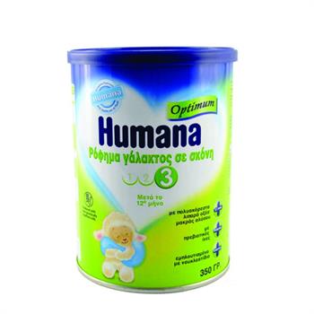 Humana Optimum 3 Βρεφικό Γάλα 350gr