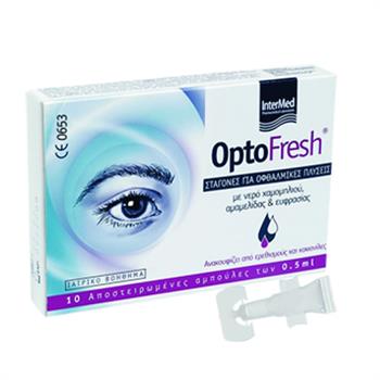 Intermed Optofresh Σταγόνες για Οφθαλμικές Πλύσεις 10X0,5ml