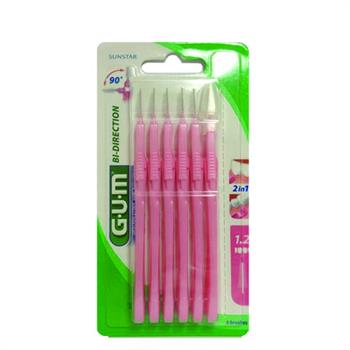 Gum Bi-Direction Fine 1.2mm (ΚΟΚΚΙΝΟ) Μεσοδόντια Βουρτσάκια Καθαρισμού (2614)