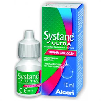 Systane Ultra Λιπαντικές Οφθαλμικές Σταγόνες 10ml