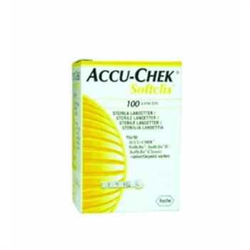 Roche Accu-Chek Softclix Lancets Αποστειρωμένες Βελόνες - Σκαρφιστήρες 100 τεμάχια