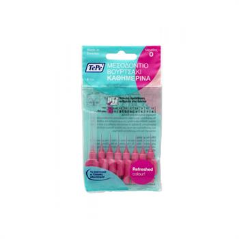 Tepe Interdental Brush Μεσοδόντια Βουρτσάκια Φούξια 0,4 mm 8τεμ
