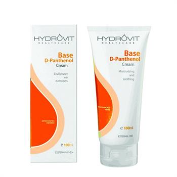 Hydrovit Base D-Panthenol Cream για Ενυδάτωση και Ανάπλαση της Επιδερμίδας 100ml