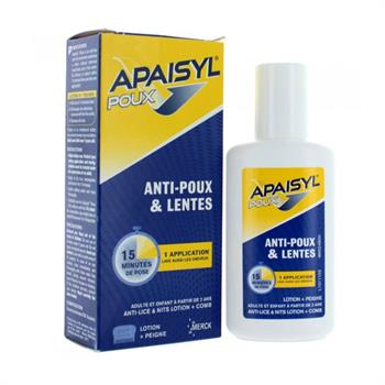 Poux Apaisyl Αγωγή κατά των Ψειρών και της Κόνιδας 100ml