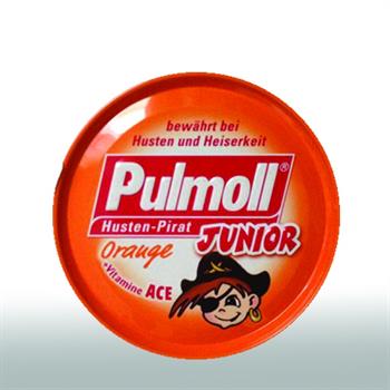 Pulmoll Καραμέλες για τον Λαιμό Παιδικές με Πορτοκάλι 50gr