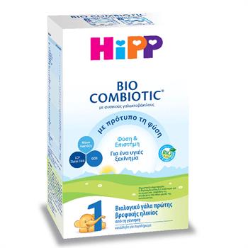 HiPP Bio Combiotic 1 Βιολογικό Βρεφικό Γάλα 600gr