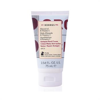 Korres Hand Cream Antispot with Almond Oil & Vitamin C SPF15 75ml