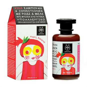 Apivita Kids Σαμπουάν & Conditioner με Ρόδι & Μέλι 250ml