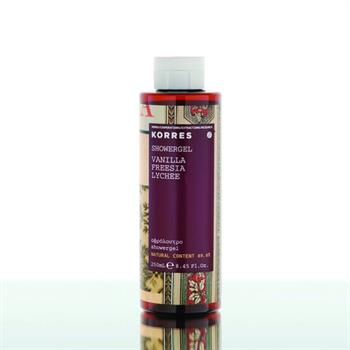 Korres Showergel Vanilla, Freesia, Lychee 250ml
