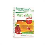 Power Health Multi + Multi Extra Πολυβιταμίνες 30caps