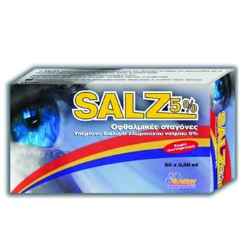 Salz 5% Οφθαλμικές Σταγόνες σε Μονοδόσεις 50x0,5ml