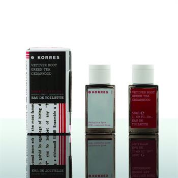 Korres Eau De Toilette Vetiver Root Green Tea Cedarwood 50ml