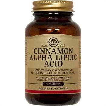 Solgar Cinnamon Alpha Lipoic Acid 60tabs