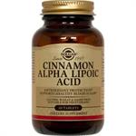 Solgar Cinnamon Alpha Lipoic Acid 60tabs