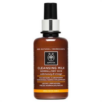 Apivita Cleansing Milk Γαλάκτωμα Καθαρισμού με Μέλι & Πορτοκάλι 200ml