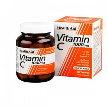 Health Aid  Vitamin C 1000mg 30 μασώμενα  δισκία
