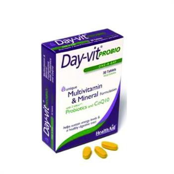 Health Aid Day-vit Probio with Probiotics & CoQ10 30tabs