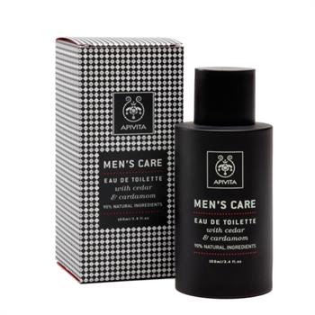 Apivita Men's Care Eau De Toilette Άρωμα με Κέδρο & Κάρδαμο 100ml