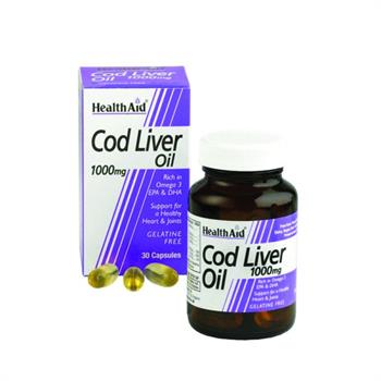 Health Aid Cod Liver Oil 1000mg 30caps