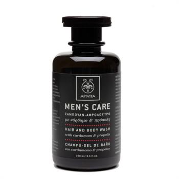 Apivita Men's Care Hair & Body Wash με Κάρδαμο & Πρόπολη 250ml