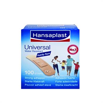Hansaplast Universal Strips Family Pack 100τμχ (45676)