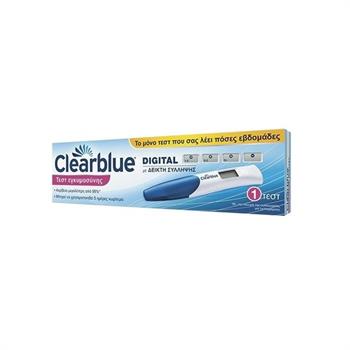 Clear Βlue Digital Τεστ Εγκυμοσύνης Μονό