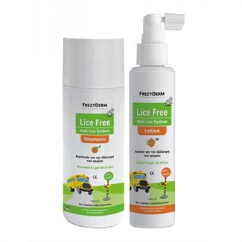 Frezyderm Lice Free Set (Shampoo 125ml + Lotion 125ml)