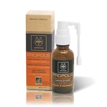 Apivita Propolis Βιολογικό Spray για το Λαιμό με Αλθαία & Πρόπολη 30ml