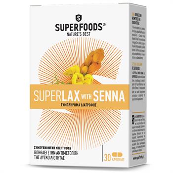 Superfoods Super Lax With Senna 30caps