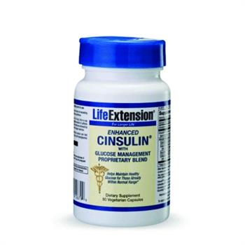 Life Extension Cinsulin with InSea2 and Crominex 3+ 90caps