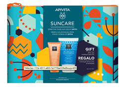 Apivita Suncare Sensitive SPF50 50ml Δώρο After Sun travel size