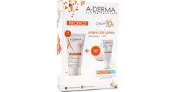 A-Derma Protect SPF50+ Creme 40 ml & Protect AH Lait Apres Soleil 100 ml