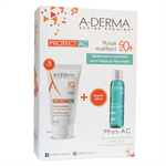 A-Derma PROMO Protect Creme Tres Haute Protection SPF50+ Αντηλιακή Κρέμα Προσώπου 40ml +ΔΩΡΟ Phys-Ac Gel Moussant Purifiant