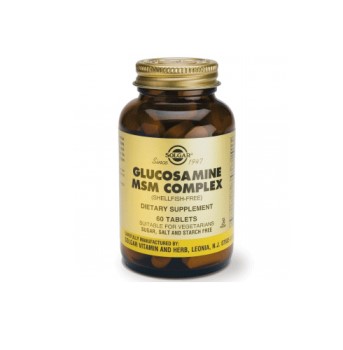 Solgar Glucosamine Msm Complex 60 ταμπλέτες