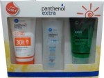 Panthenol Extra Sun Body Milk Spf30 150ml & Glacier Face Water 250ml & Aloe Vera Gel 150ml