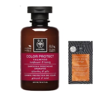 APIVITA COLOR PROTECT SHAMPOO 250ML PROMO ΔΩΡΟ HAIR MASK